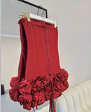 Cute Sheath Strapless Red Satin Formal Homecoming Dresses 18th Birthday Outfits Graduation Dress Short Mini Hoco Dresses HZ1121