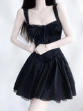 Cute A line Square Neck Red Lace Homecoming Dress Summer Hoco Dresses Short Night Cocktail Dress HZ1121