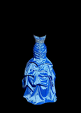 Elegant Mermaid Strapless Royal Blue Long Taffeta Prom Dresses Party Dress 18th Birthday Outfits Graduation Dresses HZ1121