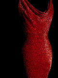 Vintage Mermaid Spaghetti Straps Red Sequin Long Prom Dresses Party Dress 18th Birthday Outfits Graduation Dresses HZ1121