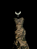 Vintage Mermaid Sweetheart Olive Green Taffeta Long Puffy Skirt Long Prom Dresses Party Dress 21st Birthday Outfits Graduation Dresses HZ1121