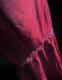 Retro Mermaid Sweetheart Burgundy Sleeveless Taffeta Long Prom Dresses Party Dress 18th Birthday Outfits Graduation Dresses HZ1121