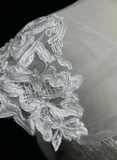 Vintage Bridal Dress Mermaid Sweetheart Backless Chiffon White Lace Long Wedding Dress Retro Wedding Dresses Modest Wedding Gowns HZ1121