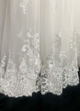 Vintage Bridal Dress Ball Gown Sweetheart Lace White Long Wedding Dress Retro Wedding Dresses Modest Wedding Gowns HZ1121