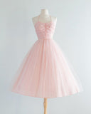 Pretty Ball Gown Halter Pink Tulle Formal 8th Grade Homecoming Dresses Summer Middle School Hoco Dress 6th Grade Graduation Outfits HZ1121