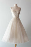 Vintage Ball Gown Square Neck Tulle Formal 8th Grade Homecoming Dresses Summer Middle School Hoco Dress 6th Grade Graduation Outfits HZ1121