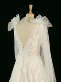 Pretty Wedding Dress Ball Gown V Neck Sleeveless Tulle Lace Long Vintage Wedding Dresses Bridal Gowns Brides Gown HZ1121