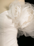 Pretty Wedding Dress Mermaid Off The Shoulder Short Sleeves Tulle Long Vintage Wedding Dresses Bridal Gowns Brides Gown HZ1121