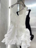Pretty Sheath Square Black Velvet Short Formal 8th Grade Homecoming Dresses Middle School Hoco Dress Graduation Outfits HZ1121