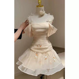 Pretty A Line Off The Shoulder Chiffon Short Formal 8th Grade Homecoming Dresses Summer Middle School Hoco Dress 6th Grade Graduation Outfits 21st Birthday Dress HZ1121