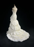 Retro Wedding Dress 1950s 1940s Mermaid Spaghetti Straps Taffeta Long Wedding Dresses Bridal Gowns Brides Gown HZ1121