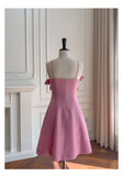 Cute A line Spaghetti Straps Floral Satin Short Pink Homecoming Dress Summer Middle School Formal 8th Grade Hoco Dresses Summer Homecoming Outfits HZ1121