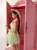 Cute Ball Gown Spaghetti Straps Mint Green Short Homecoming Dress Summer Middle School Formal 8th Grade Hoco Dresses Summer Homecoming Outfits HZ1121