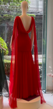 Elegant Mermaid Scoop Neck Pink Chiffon Long Prom Dresses Party Dress Summer 20th Birthday Outfits 18th Birthday Dresses HZ1121