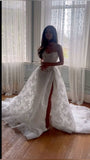 Classic Bridal Dress Ball Gown Sweetheart Lace White Wedding Dresses Minimalist Bridal Gowns HZ1121