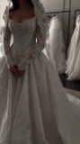 Ethereal Wedding Dress Ball Gown Off The Shoulder Tulle Lace White Wedding Dresses Bridal Gowns HZ1121