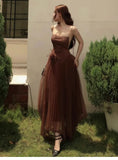 Cute A line Spaghetti Straps Tulle Long Summer Birthday Dress Prom Dress Birthday Outfit 23rd Birthday Party Dresses HZ1121