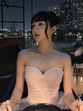 Simple A line Sweetheart Pink Lace Short Homecoming Dress Summer Hoco Dresses Cocktail Dress HZ1121