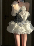 Cute Ball Gown Sweetheart Short White Homecoming Dress Summer Hoco Dresses Cocktail Dress For Senior Teens HZ1121