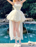 Cute Ball Gown Sweetheart Short Beige Homecoming Dress Summer Hoco Dresses Cocktail Dress For Senior Teens HZ1121