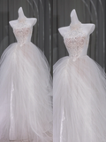 Modest Wedding Dress Ball Gown High Neck Lace Long White Wedding Dresses Brides Dress Bridal Gowns HZ1121