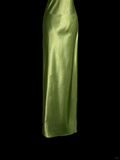 Vintage Sheath Spaghetti Straps Green Long Evening Party Gowns Formal Dresses Prom Dresses HZ1121