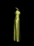 Vintage Sheath Spaghetti Straps Green Long Evening Party Gowns Formal Dresses Prom Dresses HZ1121