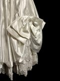 Vintage Wedding Dress Ball Gown Off The Shoulder Ivory Wedding Dresses Retro 1970s Bridal Gowns HZ1121
