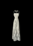 Retro Mermaid Spaghetti Straps Silver 20th Birthday Dress Long Prom Dress Birthday Outfits For Women HZ1121