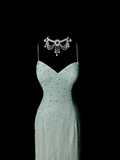 Vintage Mermaid Spaghetti Straps Backless Sequin Mint Green Long Prom Dress Party Dress Graduation Dresses HZ1121