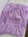Elegant A line High Neck Chiffon Prom Dresses Formal Summer Wedding Guest Dresses Wedding Guest Outfit HZ1121