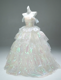 Stunning Off-the-Shoulder Ball Gown Tiered Chiffon Long Quinceanera Dress Saprkly Formal Gowns Vestido De 15 Anos Sweet 16 Dress HZ1121