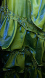 Gorgeous Sheath Tulle Long Prom Dresses Green Formal Evening Dresses HZ1121