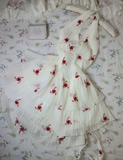 Vintage Halter A-Line Chiffon Birthday Dresses, White Homecoming Dresses HZ1121