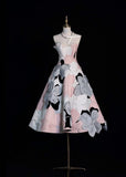 Fairy Chicken Heart A-Line Short Prom Dress with Appliqu¨¦, Pink Birthday Dress HZ1121