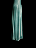 Elegant Glamour Mermaid Spaghetti Straps Blue Satin Long Prom Dresses Party Dress Evening Dress HZ1121