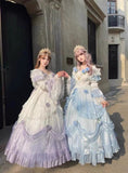 Vintage Ball Gown Off The Shoulder Short Sleeves Spring 16th Birthday Dress Lolita Summer Dress 18th Birthday Outfits HZ1121