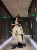 Cute High Low Square Neck Lace Summer 18th Birthday Dress Lolita Dress Birthday Outfits HZ1121