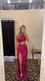 Pretty Mermaid One Shoulder Sequin 23rd Birthday Dress Prom Dress Birthday Outfits For Women HZ1121