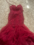 Modest Mermaid Spaghetti Straps Burgundy Sequin Formal Gown 23rd Birthday Dress Prom Dresses 20th Birthday Outfits HZ1121