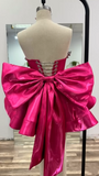 Elegant Ball Gown Strapless Black Girl Summer Birthday Dresses For Teens Pink Hoco Dress Mini 18th Birthday Outfit Cocktail Dresses HZ1121