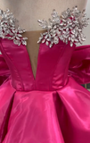 Elegant Ball Gown Strapless Black Girl Summer Birthday Dresses For Teens Pink Hoco Dress Mini 18th Birthday Outfit Cocktail Dresses HZ1121