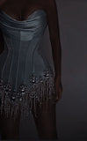 Pretty Sheath Sweetheart Light Sky Blue Silver Beads Summer 16th Birthday Dresses For Teens Hoco Dress Mini 18th Gold Birthday Outfit Cocktail Dresses HZ1121