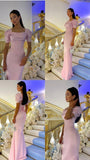 Classy Sheath Square Neck Ruffles Satin Long Prom Gown Summer Wedding Guest Dress Bridal Guest Dresses Wedding Outfits For Guest HZ1121