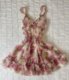 Vintage A line Spaghetti Straps Rose Pink Short Mini Formal 8th Grade Homecoming Dress Summer Middle School Hoco Dresses Birthday Outfits HZ1121