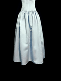Vintage A Line Spaghetti Straps Light Sky Blue Satin Prom Dresses Party Dress Summer 22th Birthday Outfits 18th Birthday Dresses HZ1121