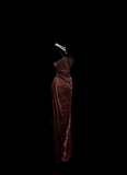 Vintage Sheath Spaghetti Straps Wine Red 90s Long Prom Dresses Party Dress 30th Birthday Outfits Graduation Dresses HZ1121