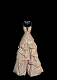 Vintage Ball Gown Spaghetti Straps Champagne 90s Long Prom Dresses Party Dress 30th Birthday Outfits Graduation Dresses HZ1121