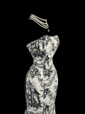 Vintage Mermaid Strapless 1950s Retro Classy Satin Long Prom Dresses Party Dress 21st Birthday Outfits Graduation Dresses HZ1121