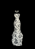 Vintage Mermaid Strapless 1950s Retro Classy Satin Long Prom Dresses Party Dress 21st Birthday Outfits Graduation Dresses HZ1121